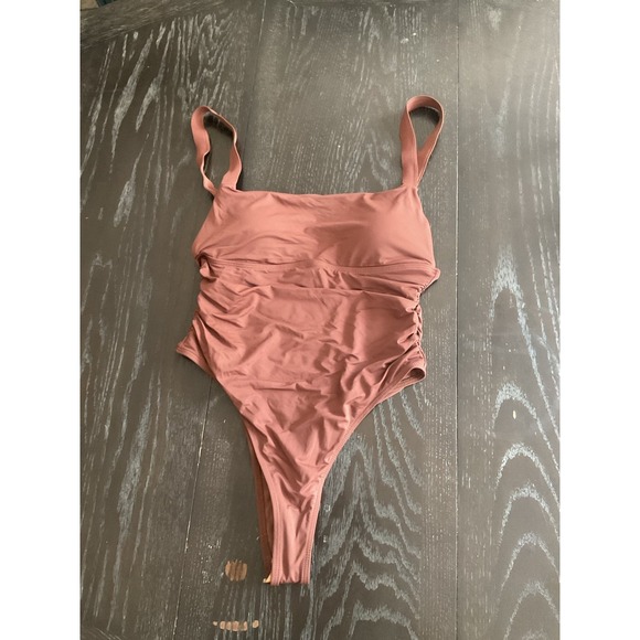 Other - Brown one piece thong‎ suit